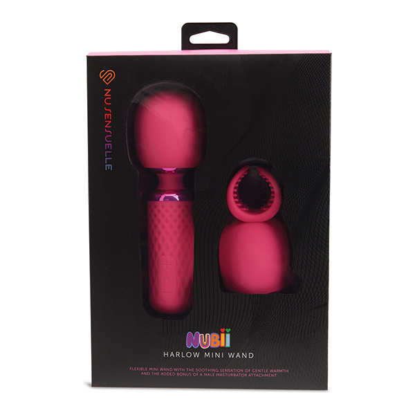 Nu Sensuelle Harlow Mini Wand w/Masturbator Attachment