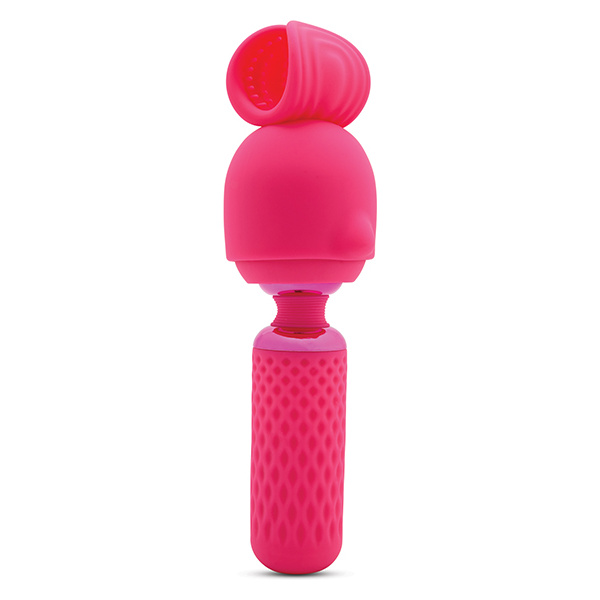 Nu Sensuelle Harlow Mini Wand w/Masturbator Attachment - Image 2