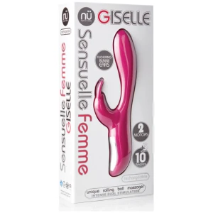 Nu Sensuelle Giselle Rechargeable Rabbit - Magenta