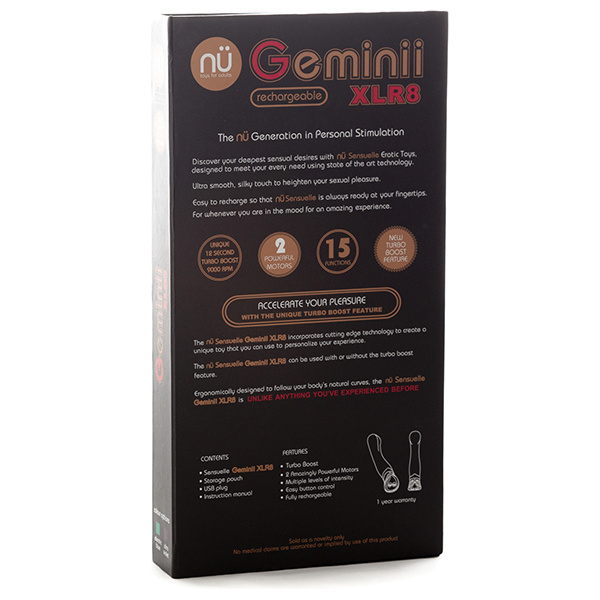 Sensuelle Geminii Xlr8 Turbo Boost G Spot - Image 5