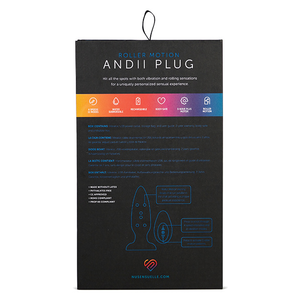 Nu Sensuelle Andii Vertical Roller Motion Butt Plug - Image 5