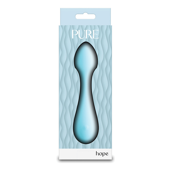 Pure Hope Vibrating Wand - Blue - Image 3