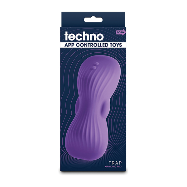 Techno Trap App Controlled Vibrating Grinding Pad - Purple