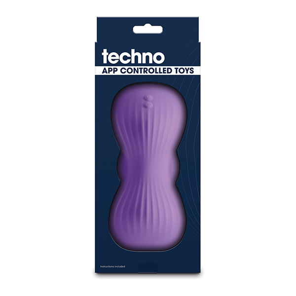 Techno Trap App Controlled Vibrating Grinding Pad - Purple - Image 4