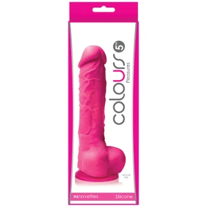 Colours Pleasures 5" Dildo w-Suction Cup - Pink