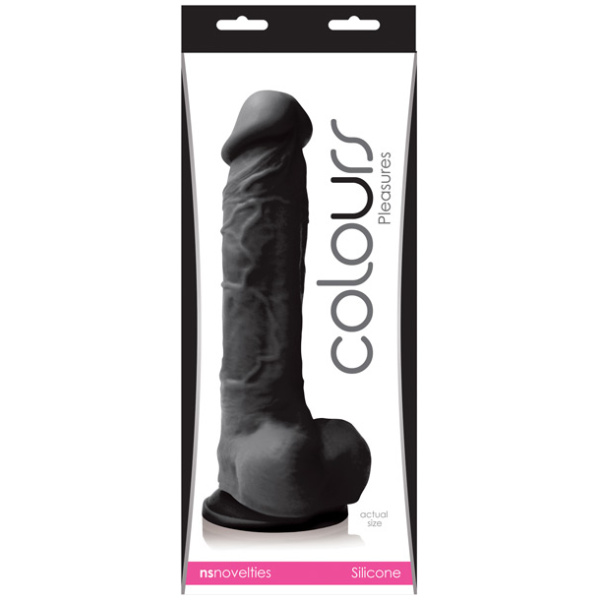 "Colours Pleasures 8"" Dildo W/suction Cup"