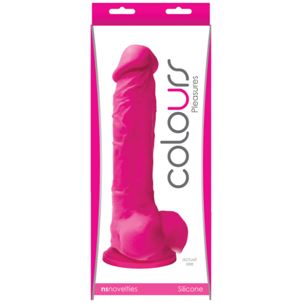 Colours Pleasures Silicone Dildo W/suction Cup