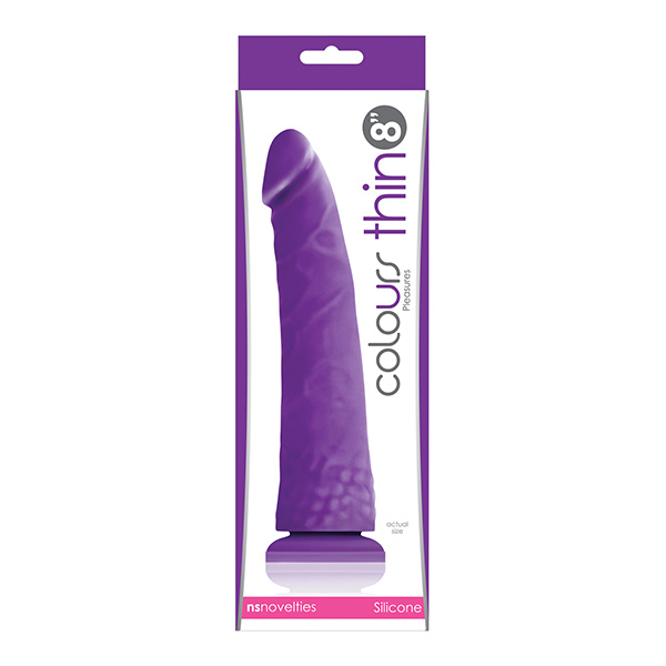 "Colours Pleasures Thin 8"" Dildo"