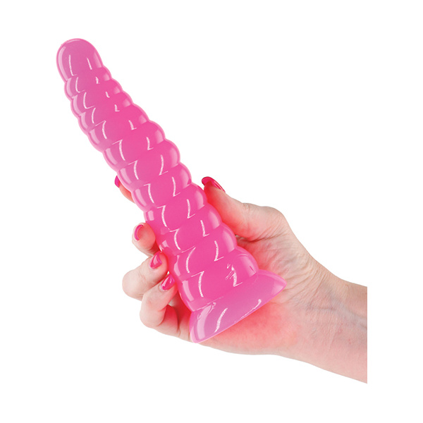 Firefly Nymph Glow in the Dark Dildo - Pink - Image 3