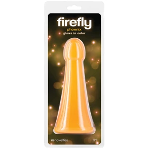 Firefly Phoenix Glow in the Dark Dildo - Orange