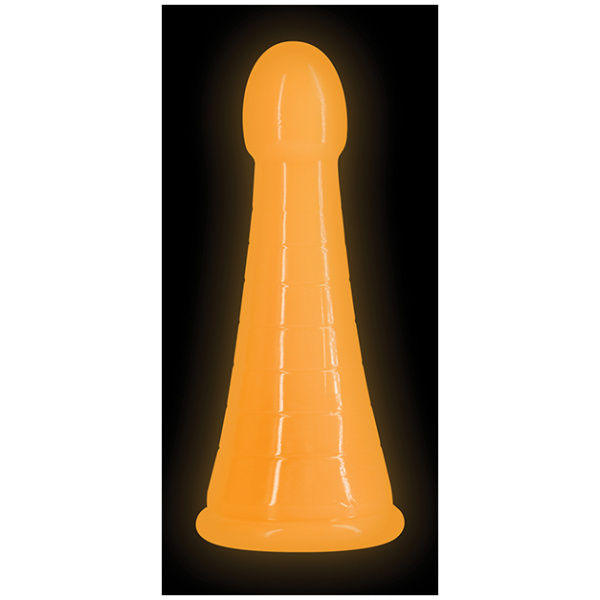 Firefly Phoenix Glow in the Dark Dildo - Orange - Image 4