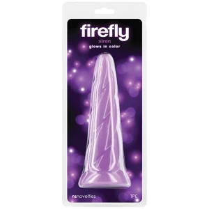 Firefly Siren Glow in the Dark Dildo - Purple