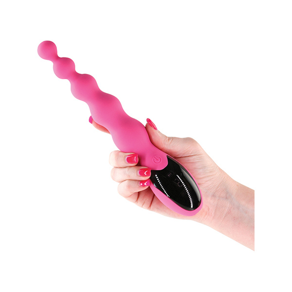 INYA Virtua Digital Beaded Anal Vibrator - Pink - Image 4