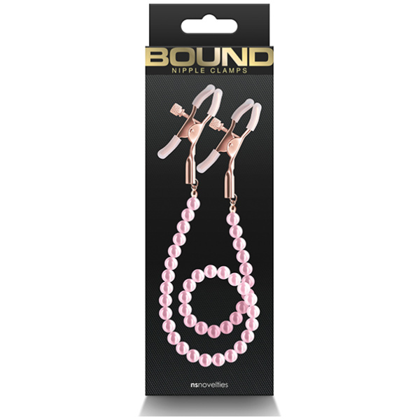 Bound DC1 Nipple Clamps - Pink