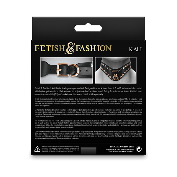 Fetish & Fashion Kali Collar - Black - Image 3