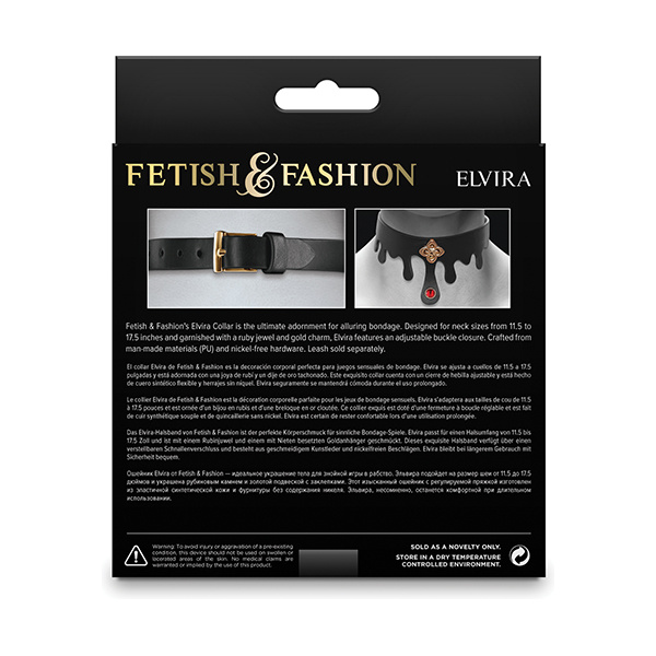 Fetish & Fashion Elvira Collar - Black - Image 2