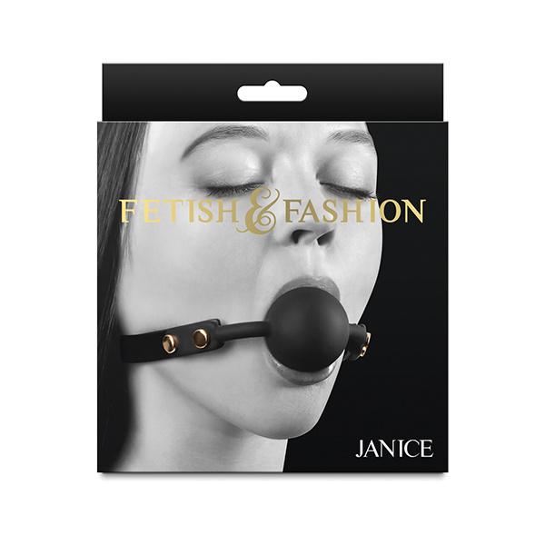 Fetish & Fashion Janice Ball Gag - Black