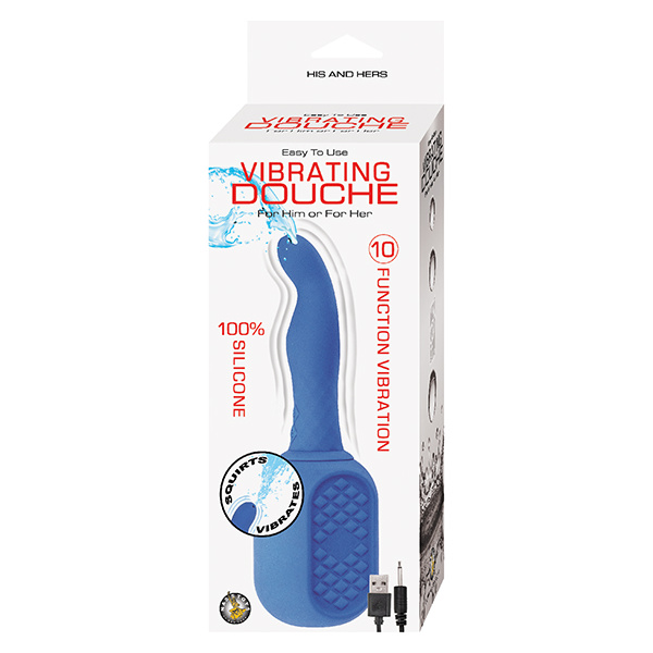 Vibrating Douche - Blue