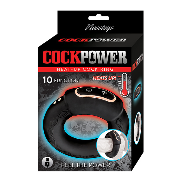 Cockpower Heat up Cock Ring - Black - Image 2