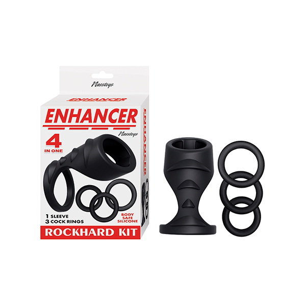 Enhancer Rockhard 4 In One Kit - Black