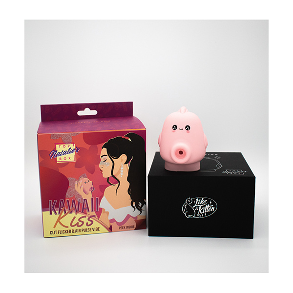 Natalie's Toy Box Kawaii Kiss Clit Flicker & Air Stimulator - Pink - Image 4