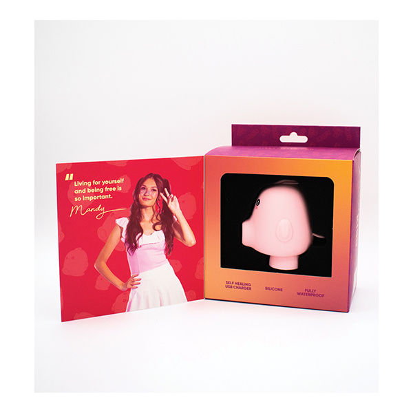Natalie's Toy Box Kawaii Kiss Clit Flicker & Air Stimulator - Pink - Image 2