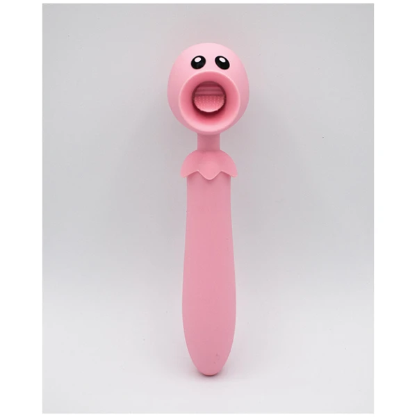 Natalie's Toy Box Lick n' Stick Clit Flicker & G-Spot Vibe - Pink - Image 4