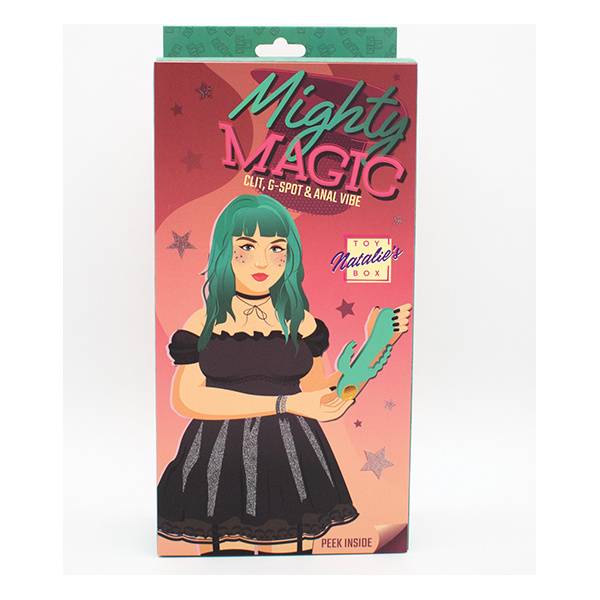Natalie's Toy Box Mighty Magic Clit, G-Spot & Anal Vibrator - Aqua - Image 5