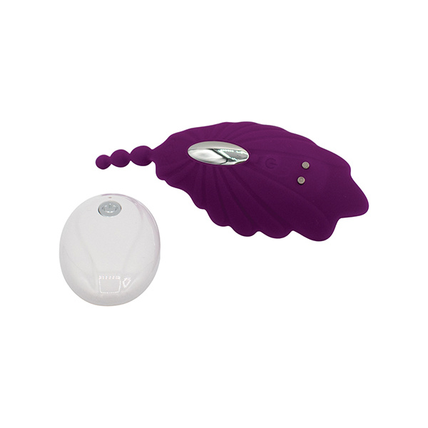 Natalie's Toy Box Shell Yeah! Remote Controlled Wearable Panty Vibrator - Purple