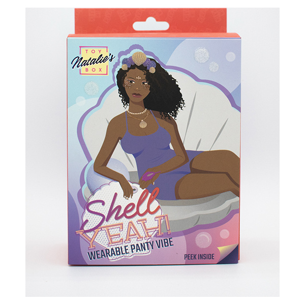 Natalie's Toy Box Shell Yeah! Remote Controlled Wearable Panty Vibrator - Purple - Image 2