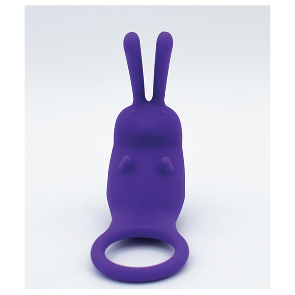 Natalie's Toy Box The Cock Hopper Cock Ring & Bullet Vibrator - Purple - Image 3