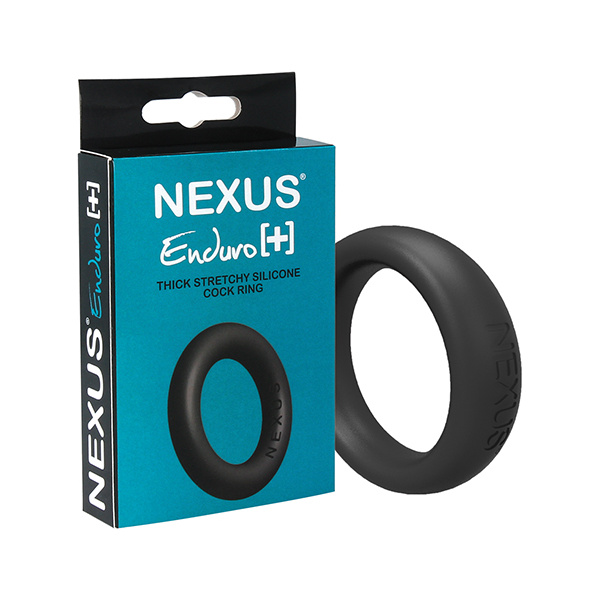 Nexus Enduro Plus Silicone Cock Ring - Black