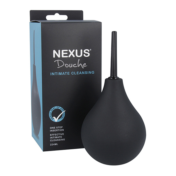 Nexus Non-Return Valve Anal Douche - 224 ml Black