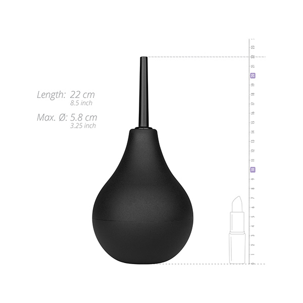 Nexus Non-Return Valve Anal Douche - 224 ml Black - Image 2