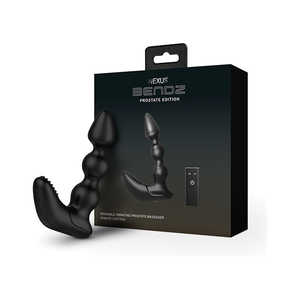 Nexus Bendz Bendable Prostate & Perineum Massager - Black