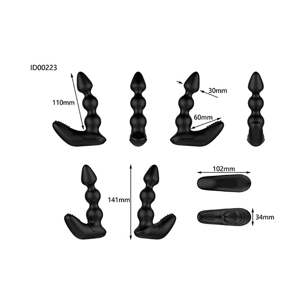 Nexus Bendz Bendable Prostate & Perineum Massager - Black - Image 3