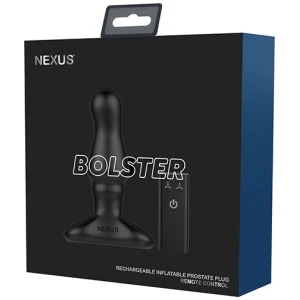 Nexus Bolster Butt Plug  w-Inflatable Tip - Black