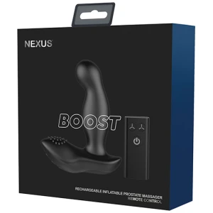 Nexus Boost Prostate Massager w-Inflatable Tip - Black