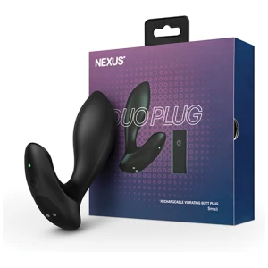 Nexus Duo Vibrating Butt Plug - Black