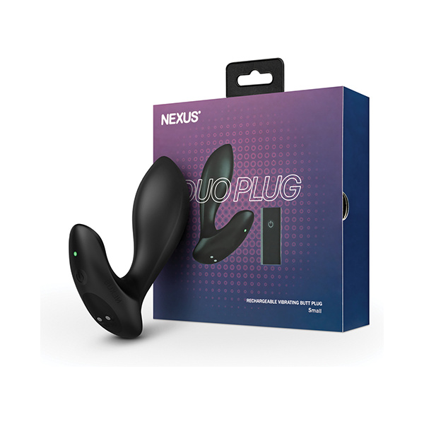 Nexus Duo Vibrating Butt Plug - Black