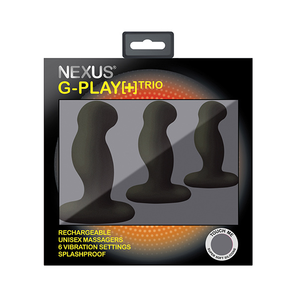 Nexus G Play Trio Rechargeable Massagers - Black - Image 2