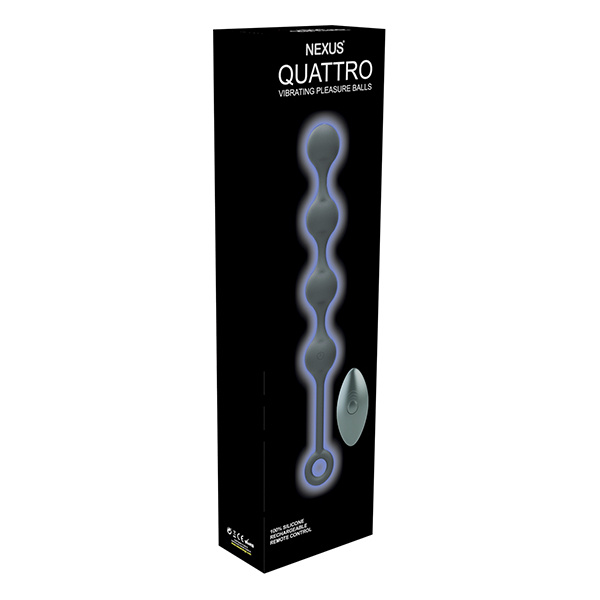 Nexus Quattro Vibrating Anal Balls - Black