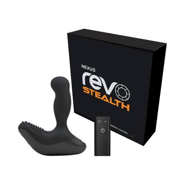 Nexus Revo Stealth Remote Control Rotating Prostate Massager - Black