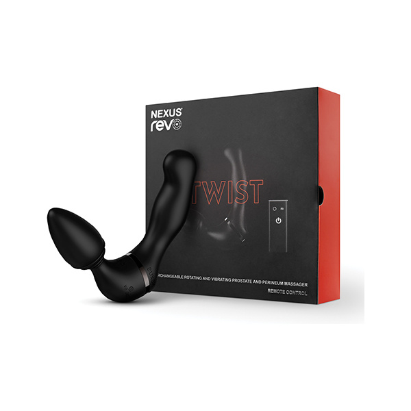 Nexus Revo Twist Rotating & Vibrating Massager - Black