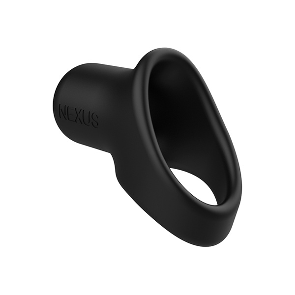 Nexus Rise Liquid Silicone Cock & Ball Sling - Black - Image 2