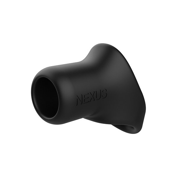 Nexus Rise Liquid Silicone Cock & Ball Sling - Black - Image 5