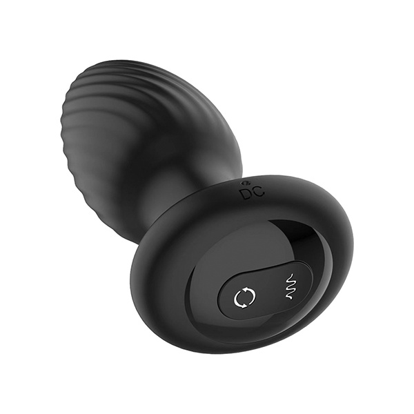 Nexus Tornado Rotating & Vibrating Small Butt Plug - Black - Image 5