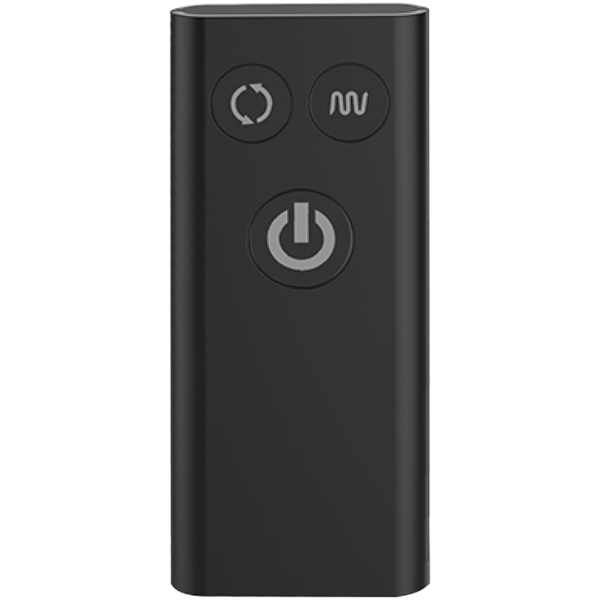 Nexus Tornado Rotating & Vibrating Large Butt Plug w-Remote - Black - Image 5