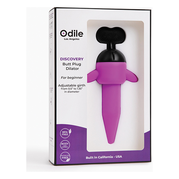 Odile Discovery Tapered Butt Plug Dilator - Purple