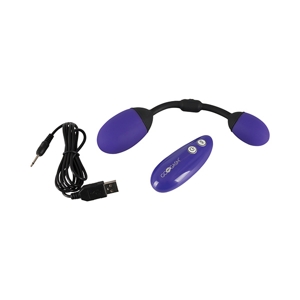 GoGasm Vibrating Pussy & Ass Balls - Purple - Image 5